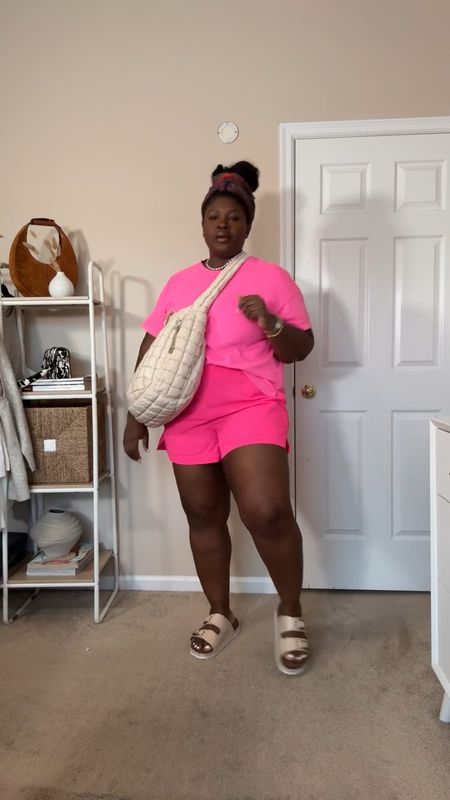 drop off outfit ideas spring summer 
Pink set T-shirt and extra extra large shorts two extra large, shorts, size 20, black jacket size extra extra large, blue jacket, extra extra large, jeans size 20, rube extra extra large, night dress one X 

#LTKfamily #LTKVideo #LTKActive