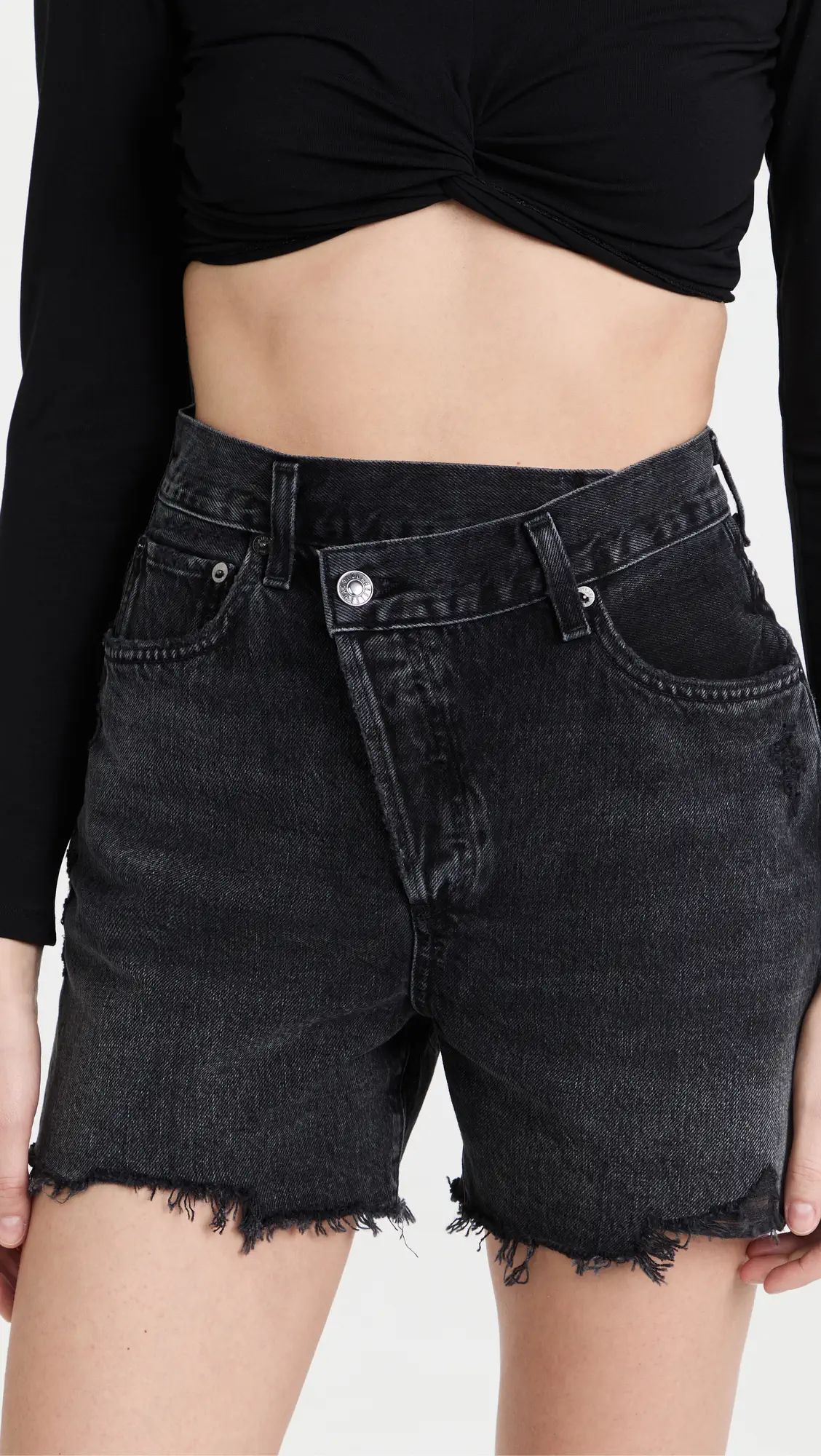 AGOLDE Crisscross Shorts | Shopbop | Shopbop