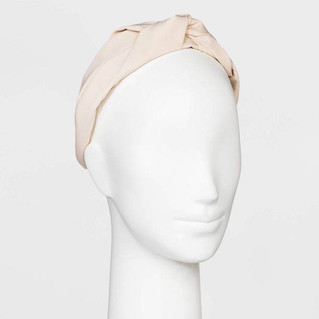 Top Knot Headband - A New Day™ Beige | Target