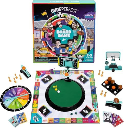 Dude Perfect Board Game with Soccer Add On; Action Packed Sports Challenges for Competitive Kids ... | Amazon (US)