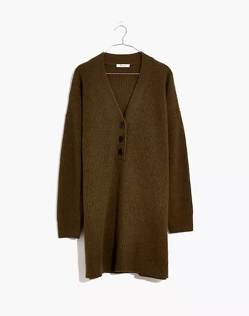 Henley Sweater Dress | Madewell