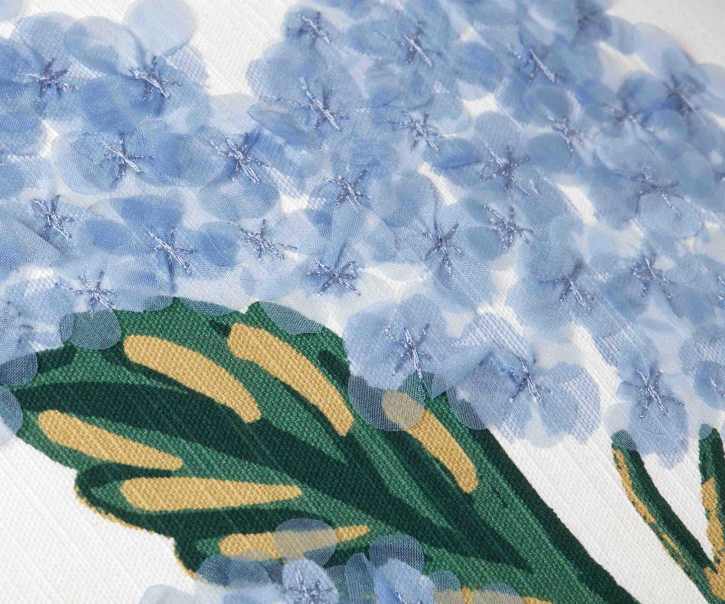 Hydrangea Bouquet Embellished Pillow | Rifle Paper Co.