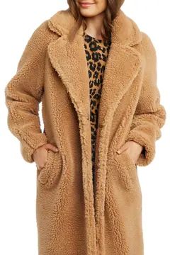 Faux Fur Long Coat | Nordstrom