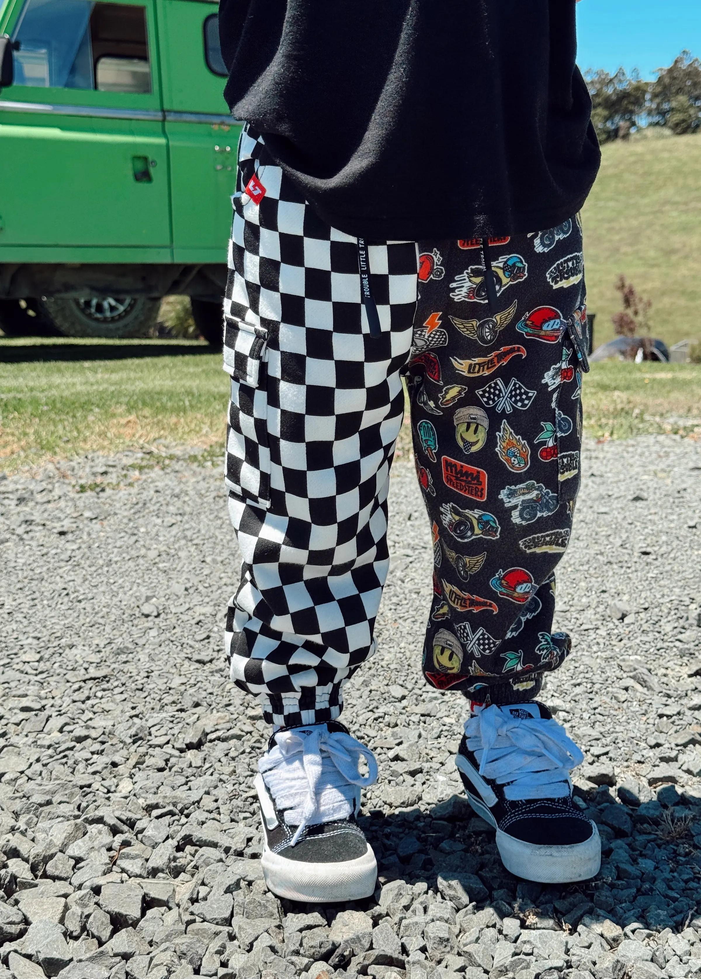 Sticker Slap Sweatpants | Little Trouble