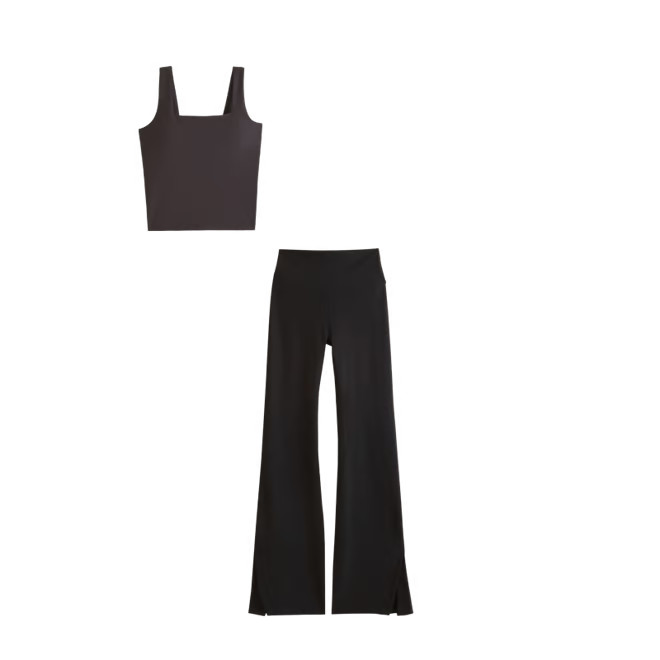 Women's YPB sculptLUX Split-Hem Flare Legging | Women's Active | Abercrombie.com | Abercrombie & Fitch (US)