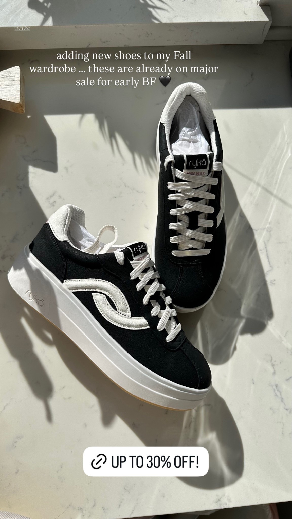 Ryka Viv Max Platform Sneaker ON MAJOR SALE FOR BLACK FRIDAY! 

Up to 30% off! 

Gift idea, gifts for her, gift guide, stocking stuffers, fall accessories, fall shoes, fall sneakers, fall tennis shoes, Christmas gift ideas, platform sneakers, platform shoes, black sneakers, black shoes, 

#LTKGiftGuide #LTKCyberWeek #LTKSaleAlert