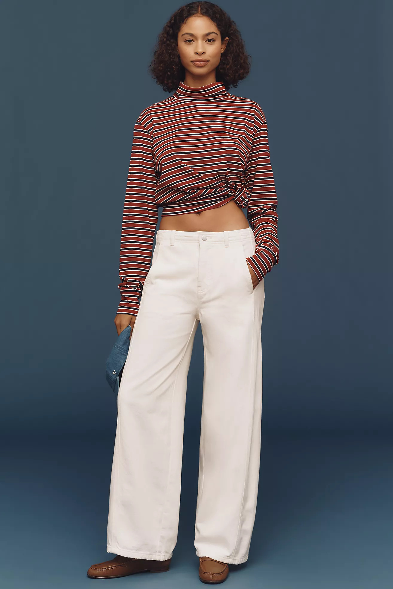 Pilcro High-Rise Tapered Jeans | Anthropologie (US)