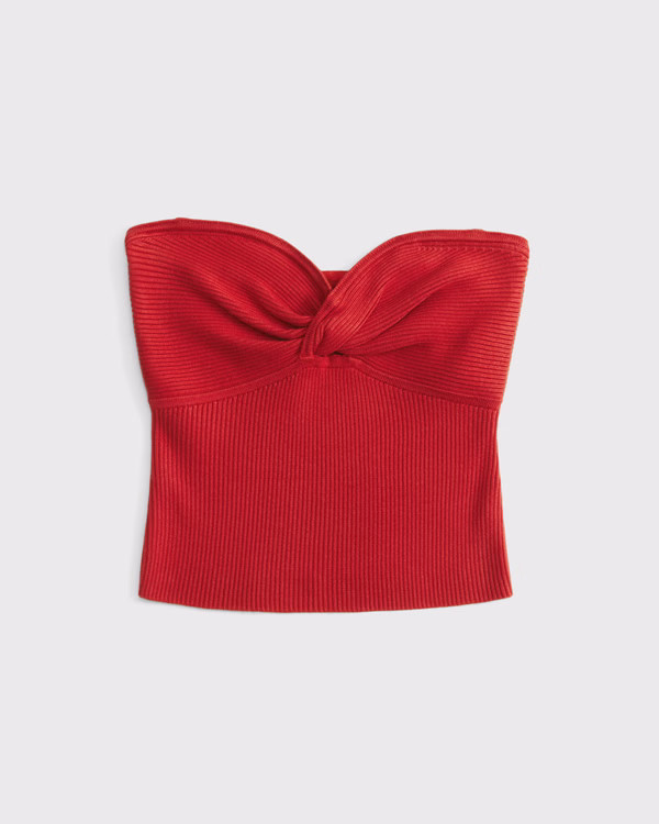 Women's Twist Sweater Tube Top | Women's Tops | Abercrombie.com | Abercrombie & Fitch (US)