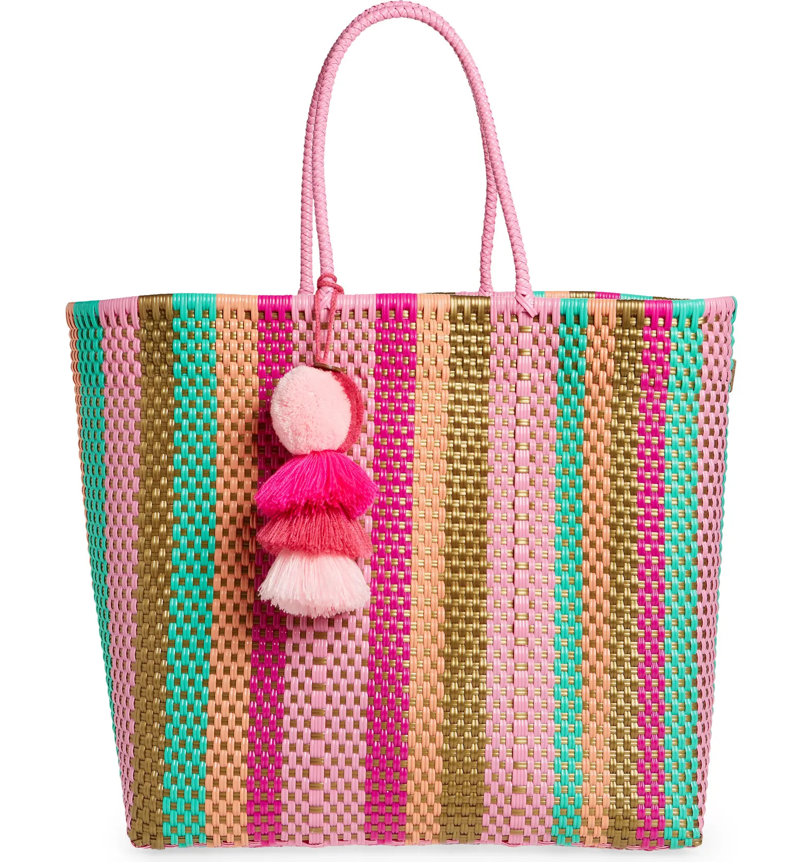 Rivers of Hope Citron Waterproof Tote | Nordstrom