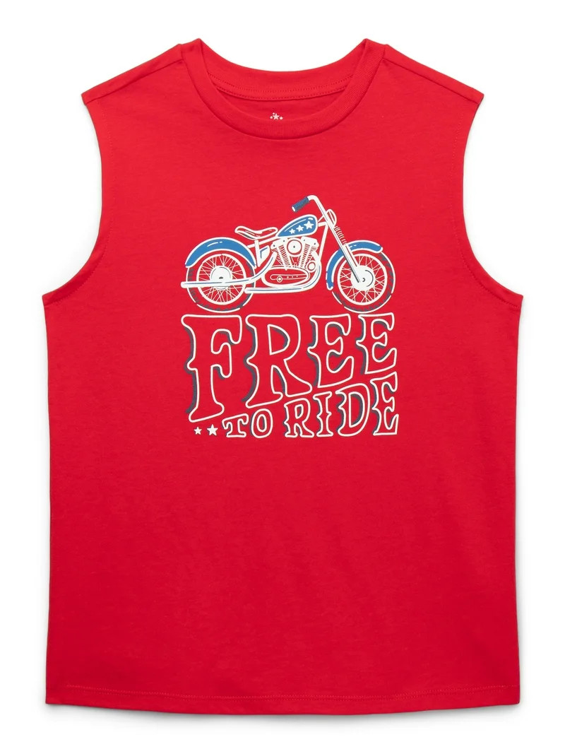 Way to Celebrate Boys Americana Tank Top, Sizes 4-18 & Husky | Walmart (US)