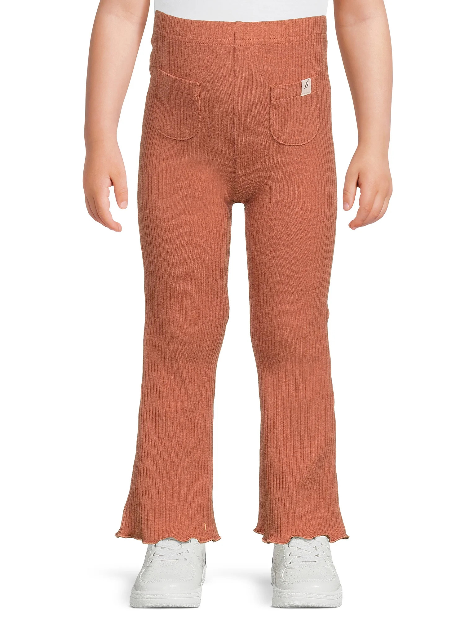easy-peasy Toddler Girl Ribbed Flare Legging, Sizes 12 Months-5T | Walmart (US)
