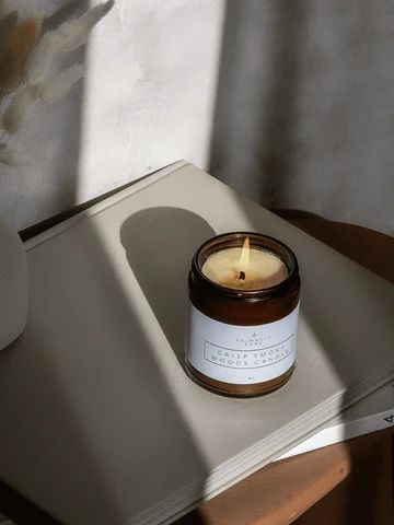 Crisp Smoky Woods Candle | Primally Pure
