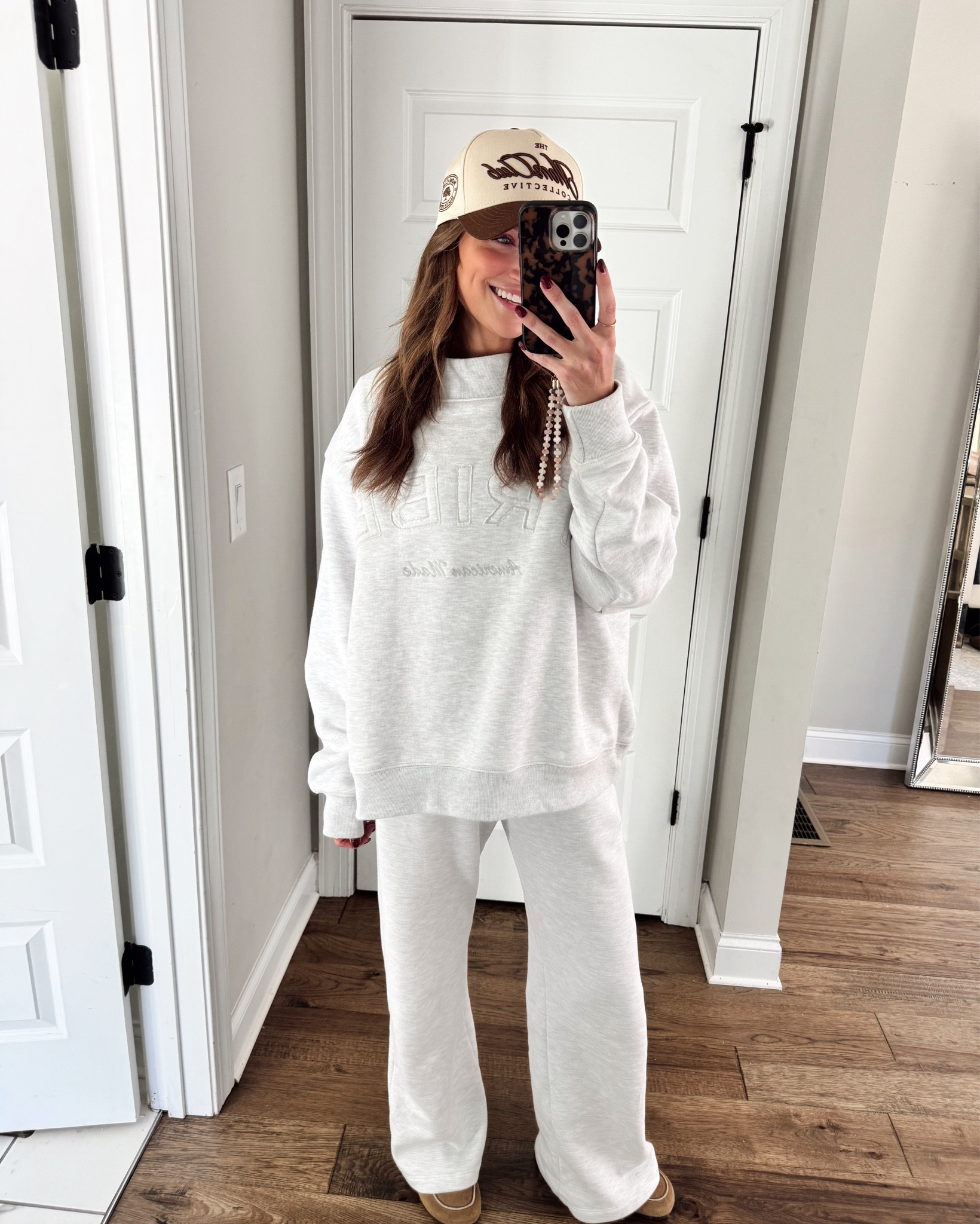 Xs mockneck (size down!) 
s ribbed baby tee 
Small sweats 


#LTKSeasonal #LTKStyleTip #LTKHoliday