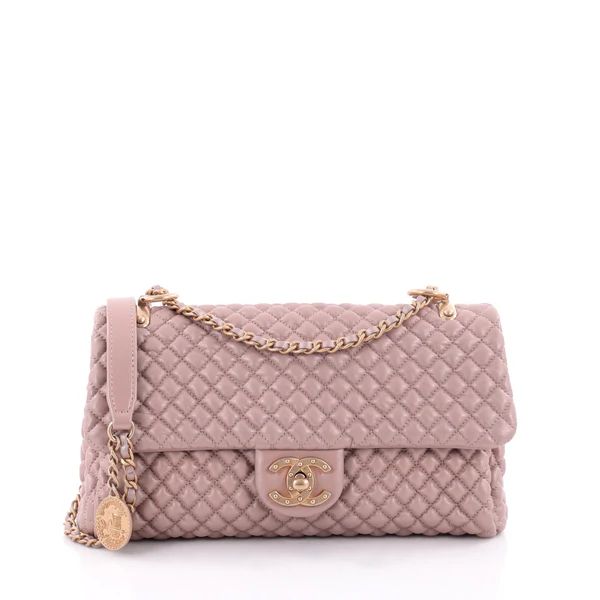 Buy Chanel Medallion Charm CC Flap Bag Micro Quilted 2261203 - Trendlee | Rebag
