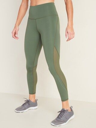 High-Waisted 7/8-Length Run Leggings For Women | Old Navy (US)