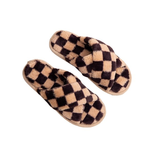 Gomelly Women's Indoor Casual Plush Lining House Slippers Home Non-slip Breathable Fuzzy Slides C... | Walmart (US)