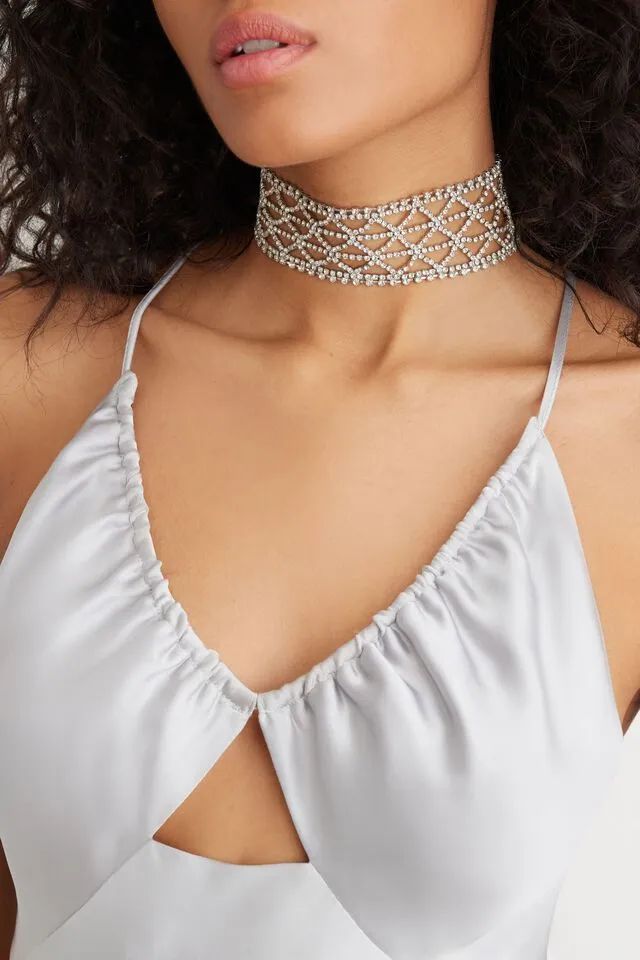 Oversized Gem Choker Necklace | Dynamite Clothing