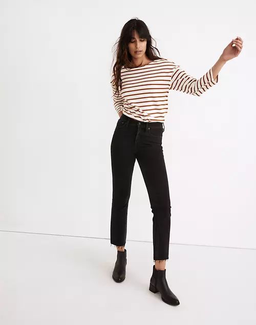 Cali Demi-Boot Jeans in Edmunds Wash: Raw-Hem Edition | Madewell