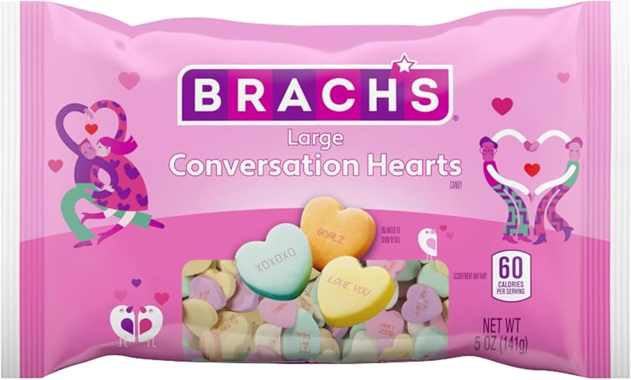 Brach's Large Conversation Hearts - 5 oz bag | Amazon (US)