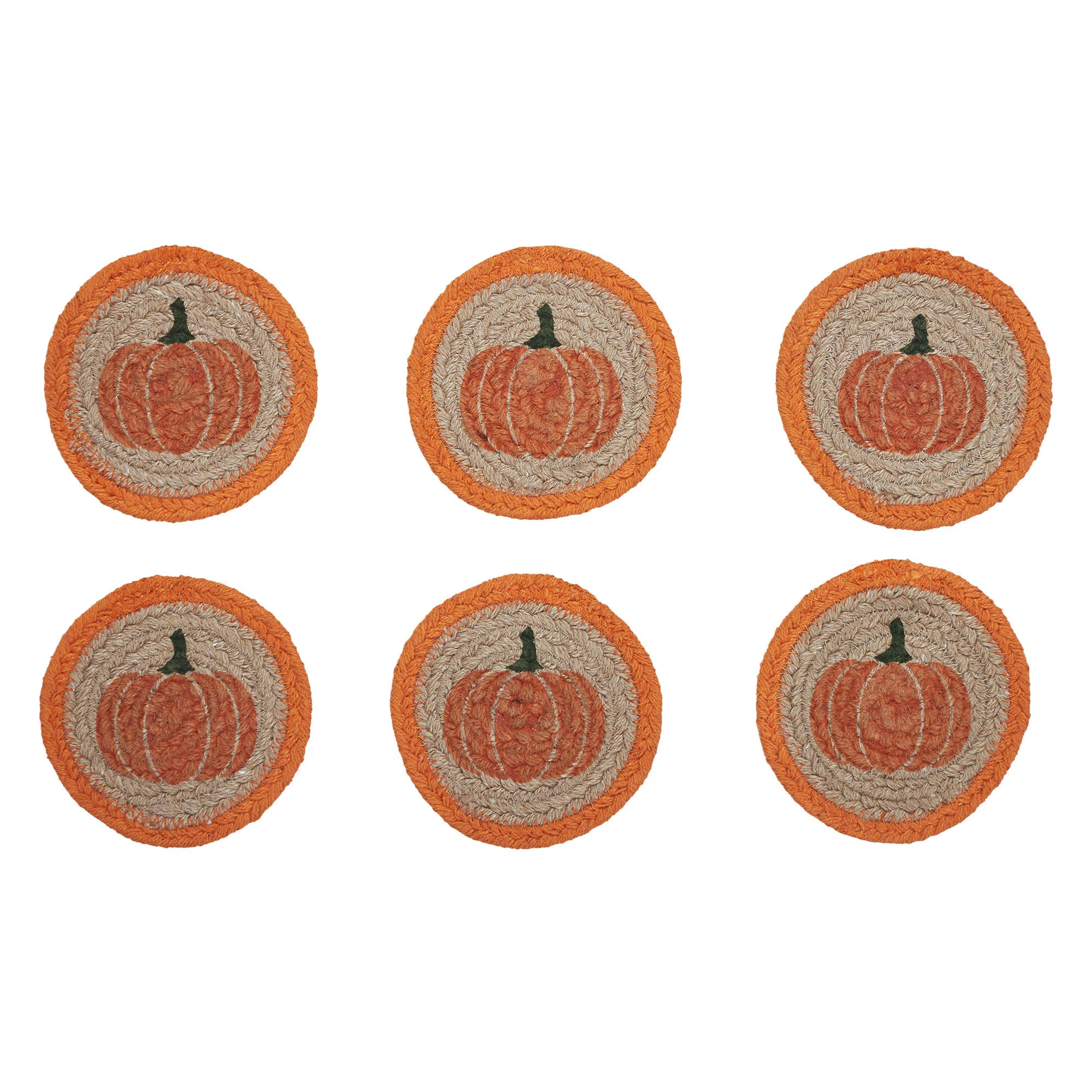 Harvest Blessings Round 6 Piece Coaster Set (Set of 6) | Wayfair North America