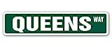 Queens, NY Street Sign NYC Brooklyn Borough New York | Indoor/Outdoor | 24" Wide | Amazon (US)