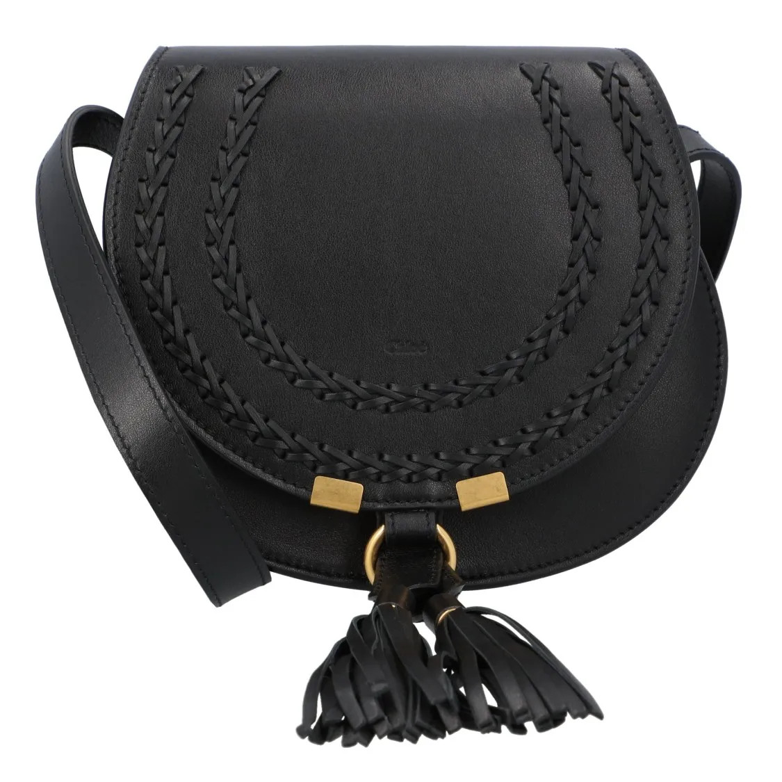 Chloé Small Marcie Saddle Bag Black Black | Schultertasche | Fashionette (DE)