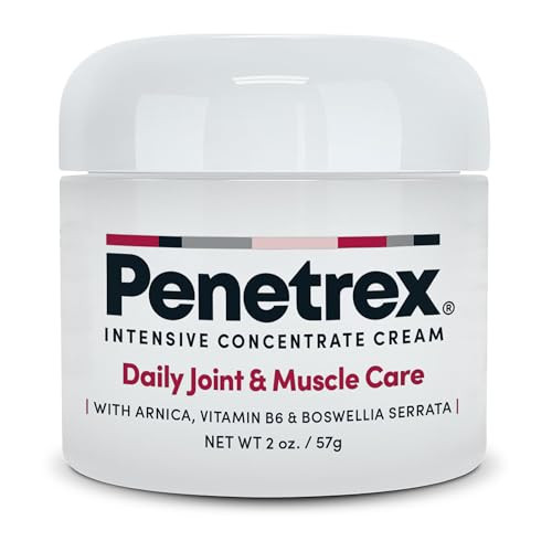 Penetrex Daily Joint & Muscle Care Cream – Soothing Botanical Formula with Arnica, Vitamin B6 & MSM – Lightweight Fast-Absorbing Cream for Everyday Movement - Non-Greasy - Light Scent- 2 oz | Amazon (US)