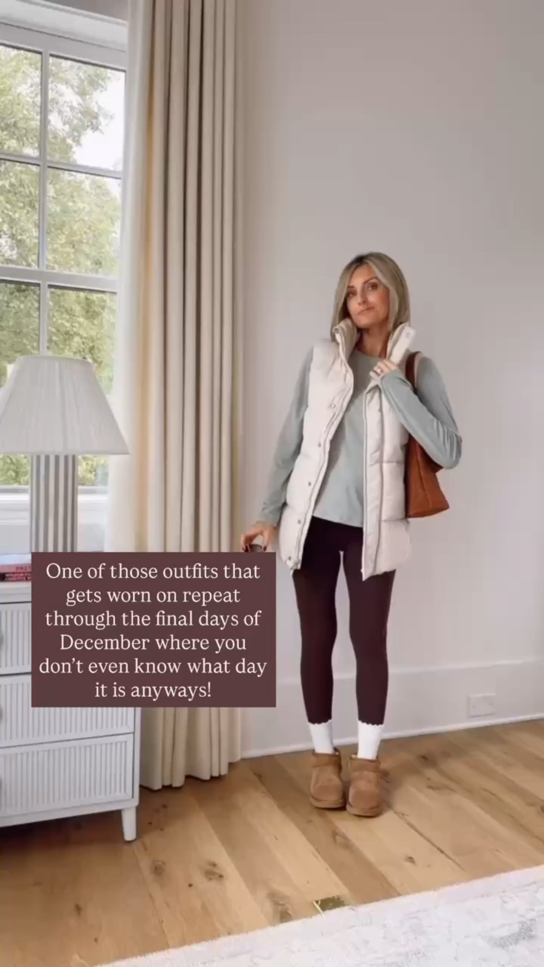 This look is perfect for running errands, travel days, etc.! Wearing S in the vest & M in the top & leggings. 

Loverly Grey, winter fashion, winter outfit ideas, athleisure, activewear 

#LTKootd #LTKFindsUnder50 #LTKSeasonal