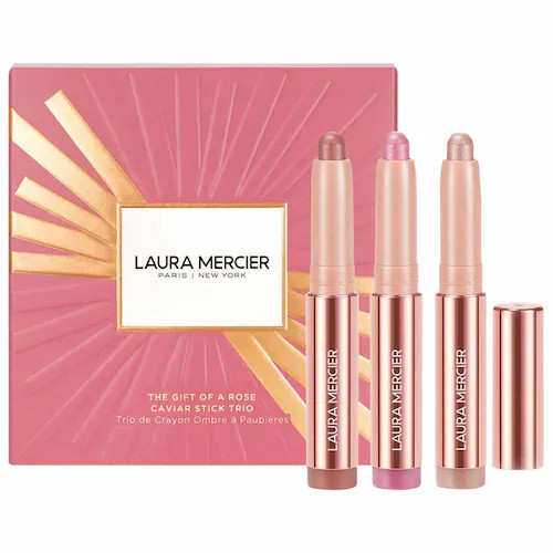 Laura MercierMini RoseGlow Caviar Stick Eyeshadow Trio | Sephora (US)