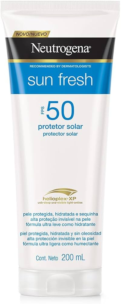 Neutrogena Sun Fresh Protetor Solar Corporal FPS 50, 200ml | Amazon (BR)