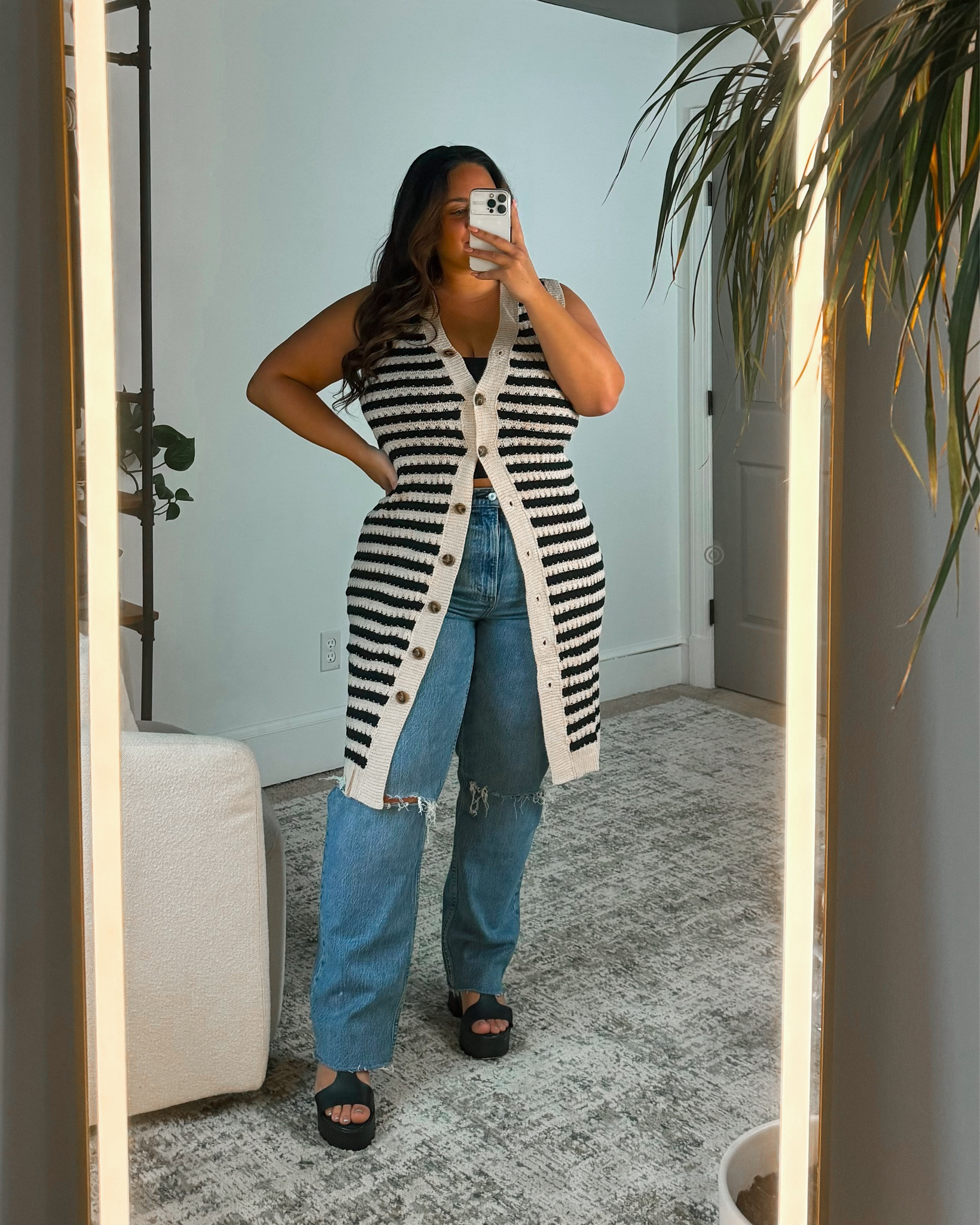 The perfect versatile fall vest / dress! 

ON SALE ONLY $14! 

USE CODE 27FIGOIX + clip 25% off coupon! 

Jeans shown in a size 33 

#fallfashioninspo #falloutfitinspo #everdayoutfits #casualoutfits #elevatedcasual #size14 #size16  

#LTKPlusSize #LTKFindsUnder50 #LTKMidsize