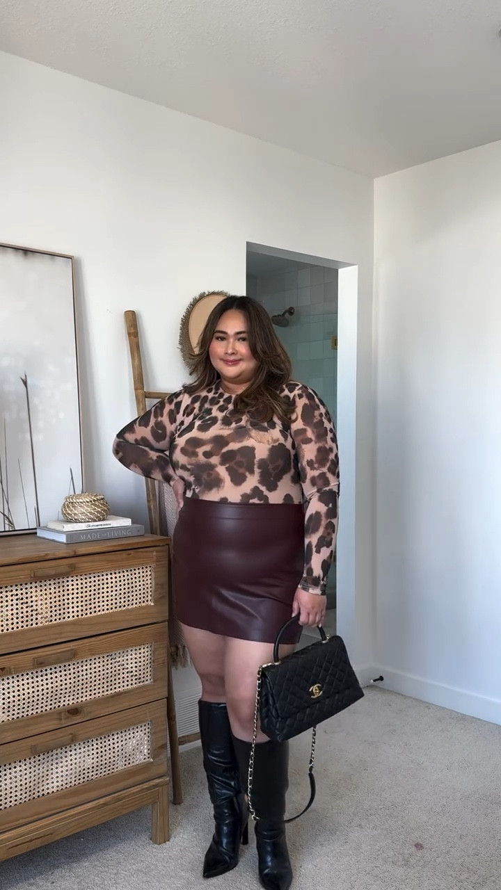 Leopard print is calling and I’m answering with 3 killer fits. Which look is your vibe, 1,2 or 3? 🐆🤎

🏷️ midsize fashion, size 14 outfit inspo, fall outfit trends, curvy fall outfits, curvy ootd