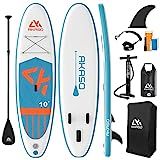 AKASO Inflatable Stand-Up Paddleboard, Yoga SUP with Backpack, Non-Slip Deck, Waterproof Bag, Lea... | Amazon (US)