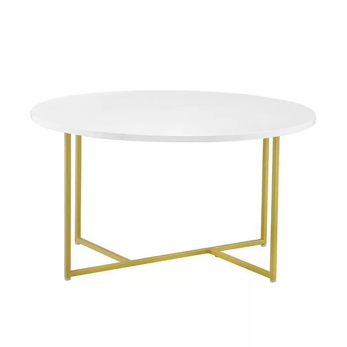 Stevenson Round Coffee Table White - Serta | Target
