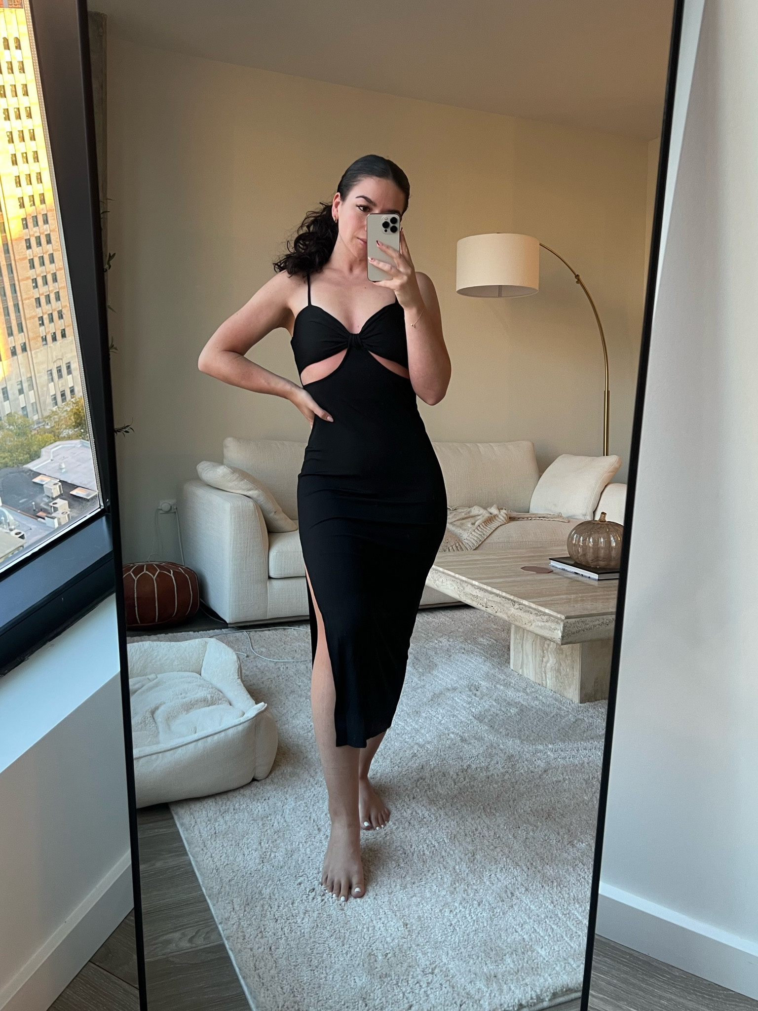 Black Midi Dress with slit from HelloMolly 🖤

Perfect outfit for vacation ✈️


#LTKfindsunder100 #LTKstyletip #LTKtravel