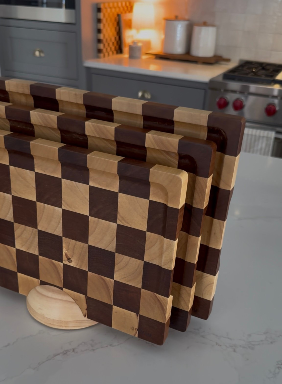 We are always trying to make small changes to live a little healthier. I traded in my bamboo cutting boards for this non-toxic 100% rubber wood set. 3 sizes, comes With stand and looks good displayed on your counters! 

#LTKfoodie #LTKdayinmylife #LTKHome