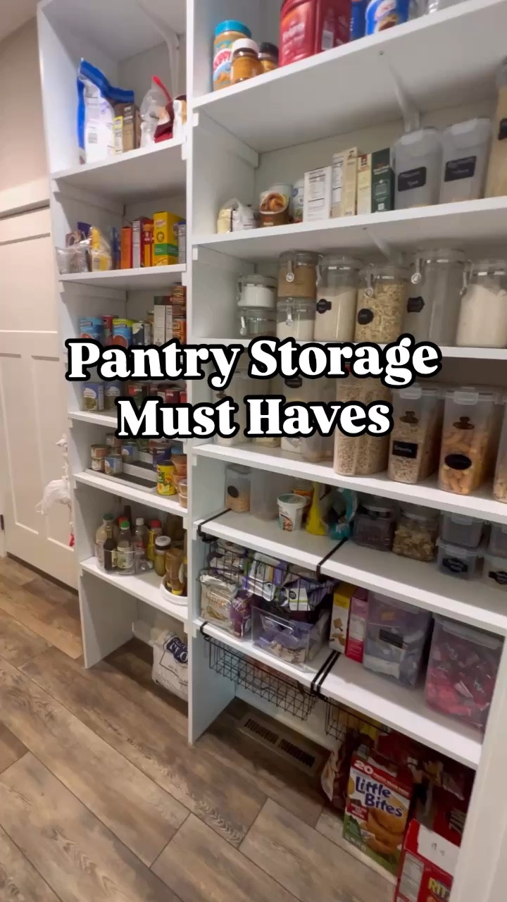 I know not everyone loves clear containers but it’s a must for me. I like to see how much I have left of my most frequently used ingredients and I like my kids to easily see and grab their snacks! 

#LTKCyberWeek #LTKHome