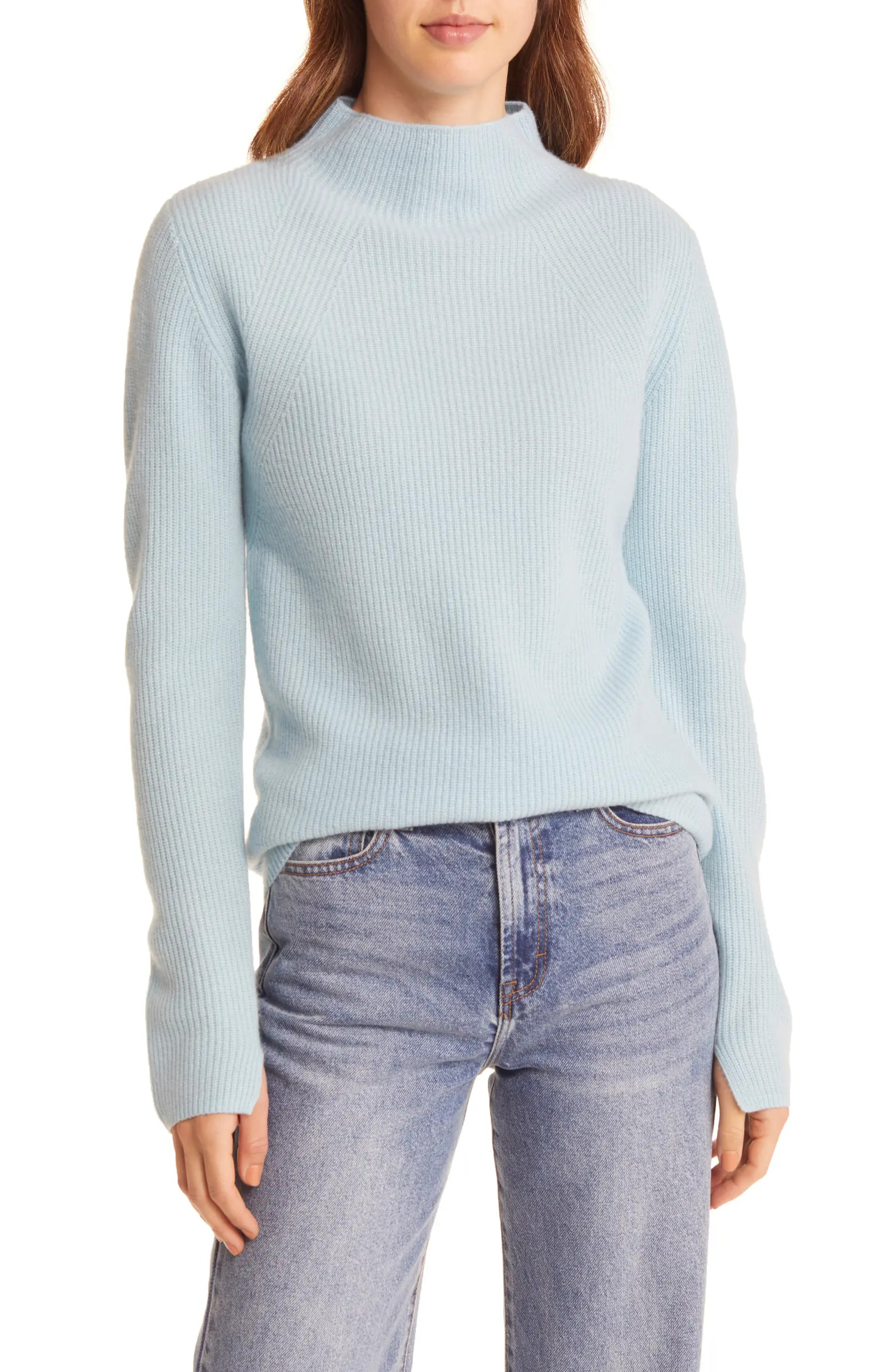 Funnel Neck Cashmere Sweater | Nordstrom