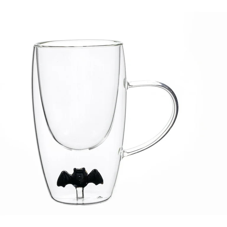 Way to Celebrate Coffee Glass Mug Bat - Walmart.com | Walmart (US)