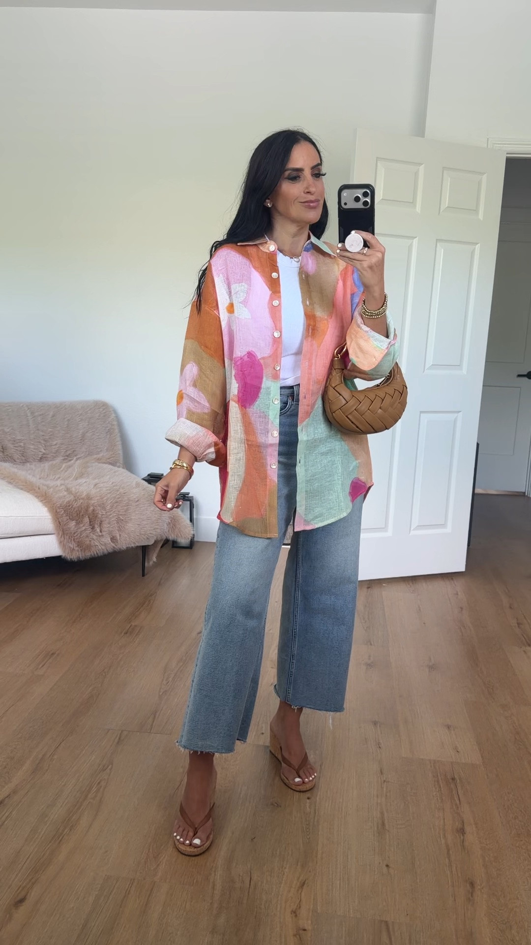 Vitamin A playa boyfriend shirt wearing size small. Pistola jeans wearing size 27