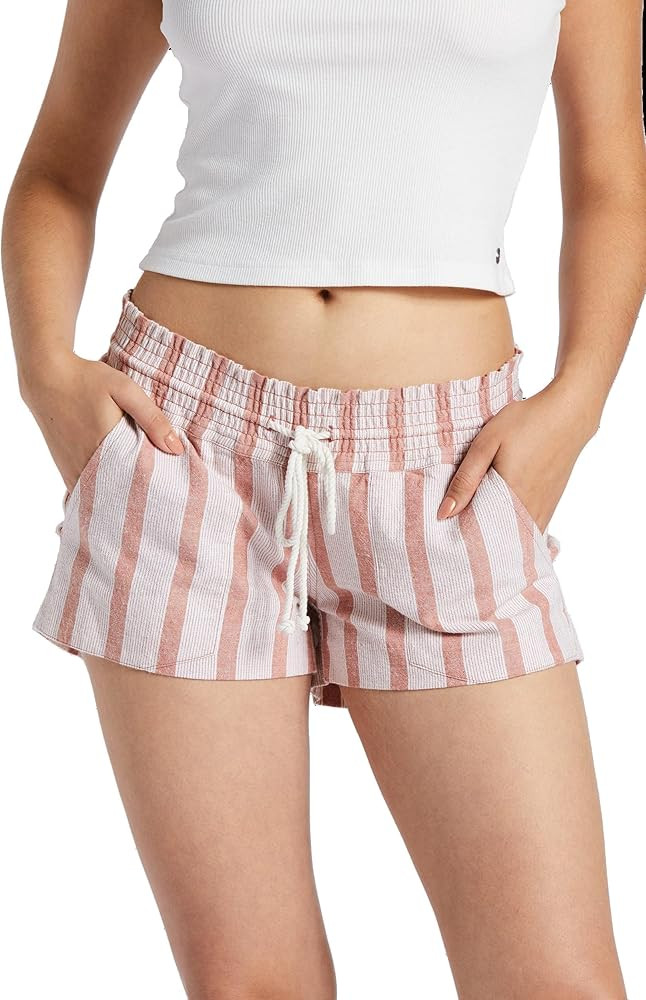 Roxy Women's Oceanside Yarn Dye Shorts | Amazon (US)