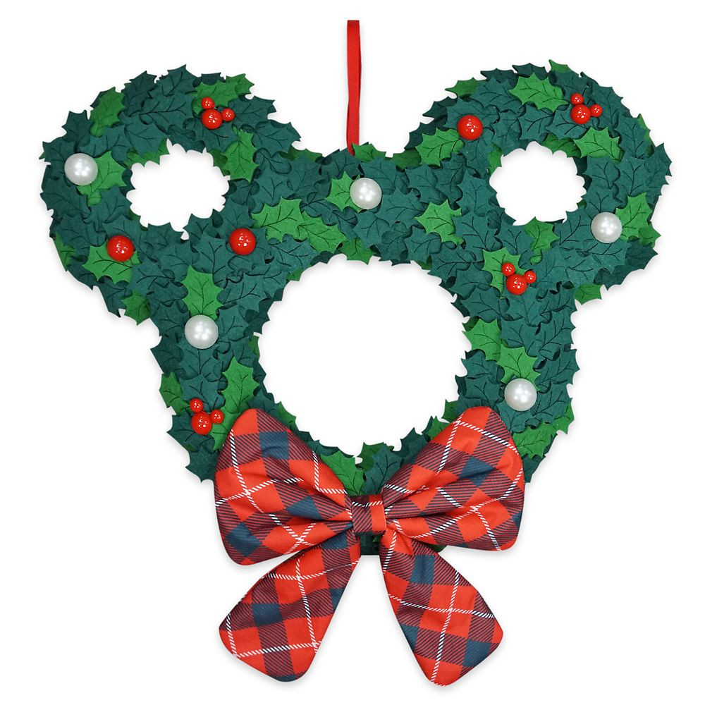Mickey Mouse Icon Felt Wreath | Disney Store