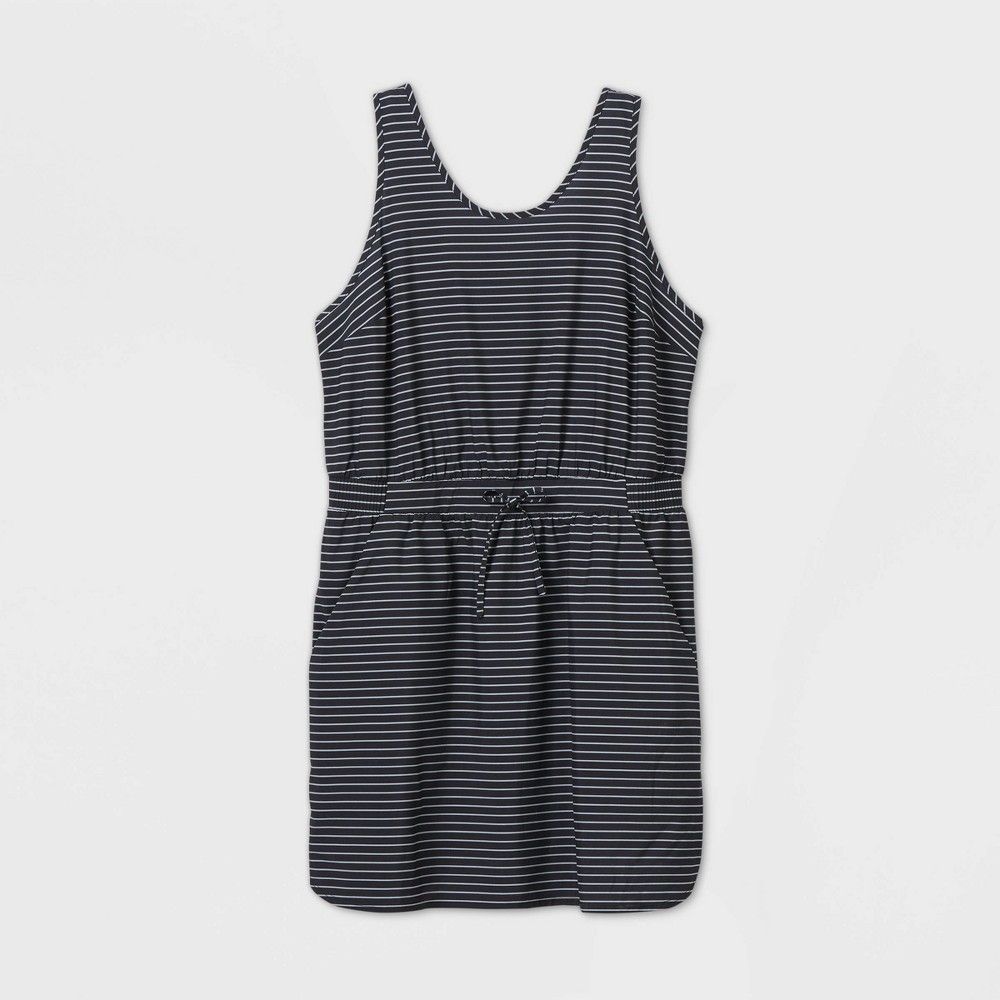 Women's Striped Stretch Woven Dress - All in Motion™ | Target