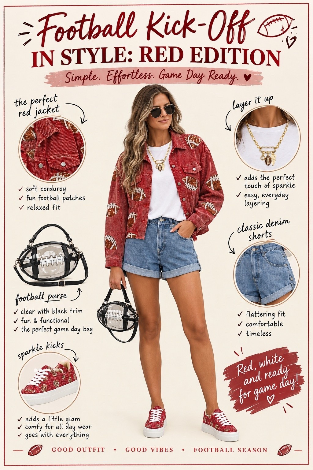 Get ready for game day in style with these stylish picks perfect for cheering on your favorite red team!♥️

#LTKSeasonal #LTKActive #LTKPetite