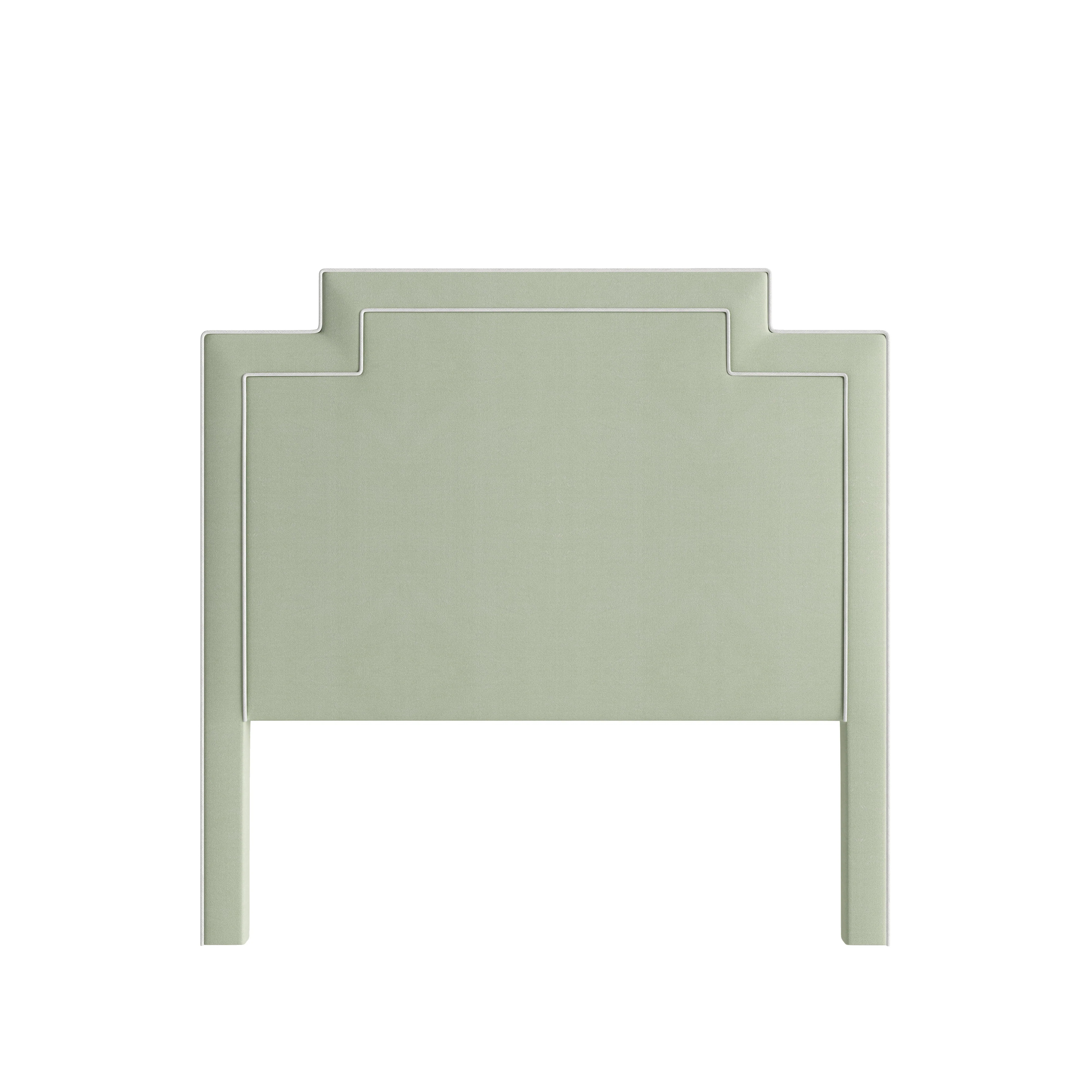 Laurel Velvet Custom James Headboard | Pepper Home