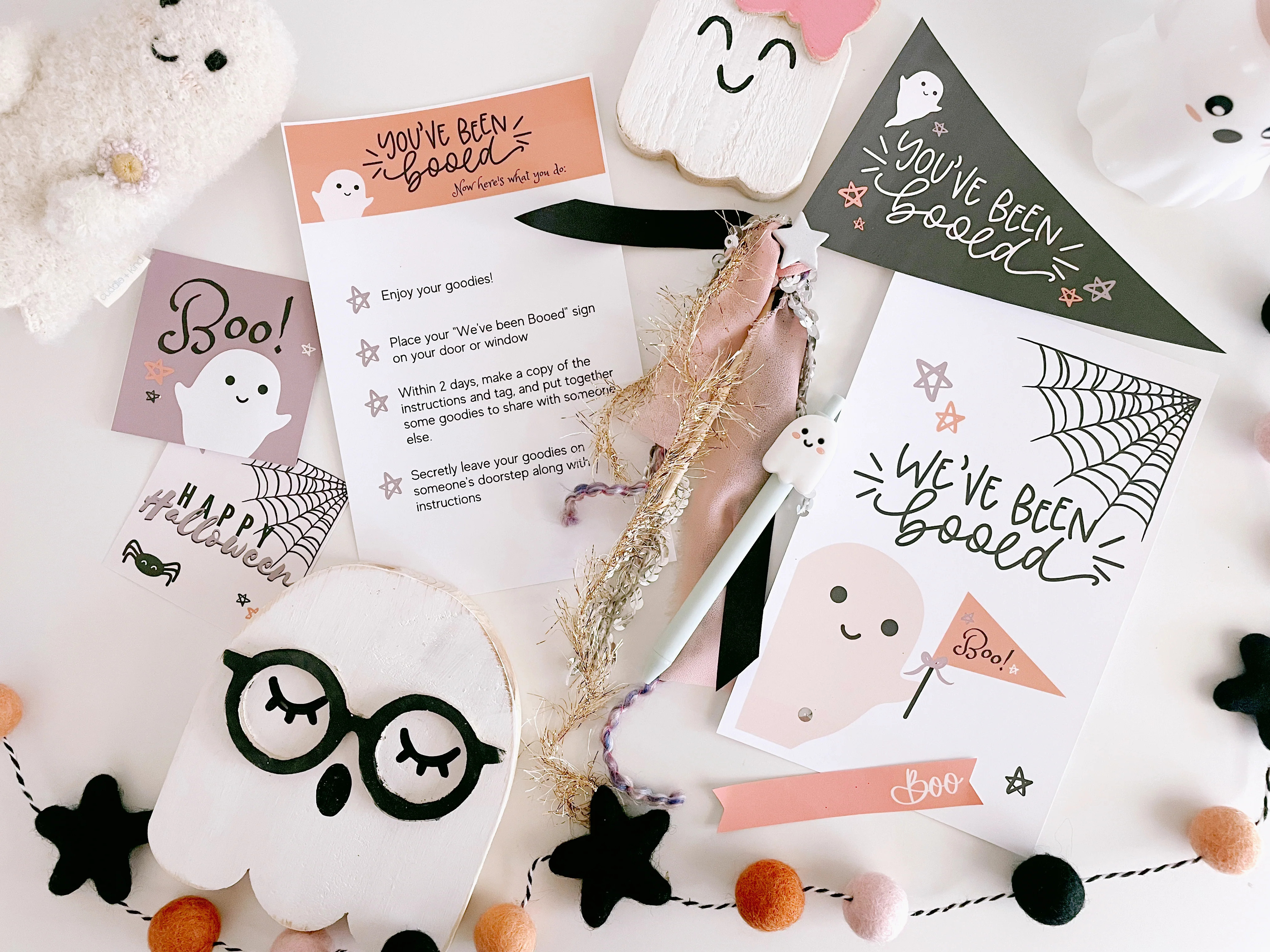 You've been Booed kit | Printable Bundle | The Letter Vee