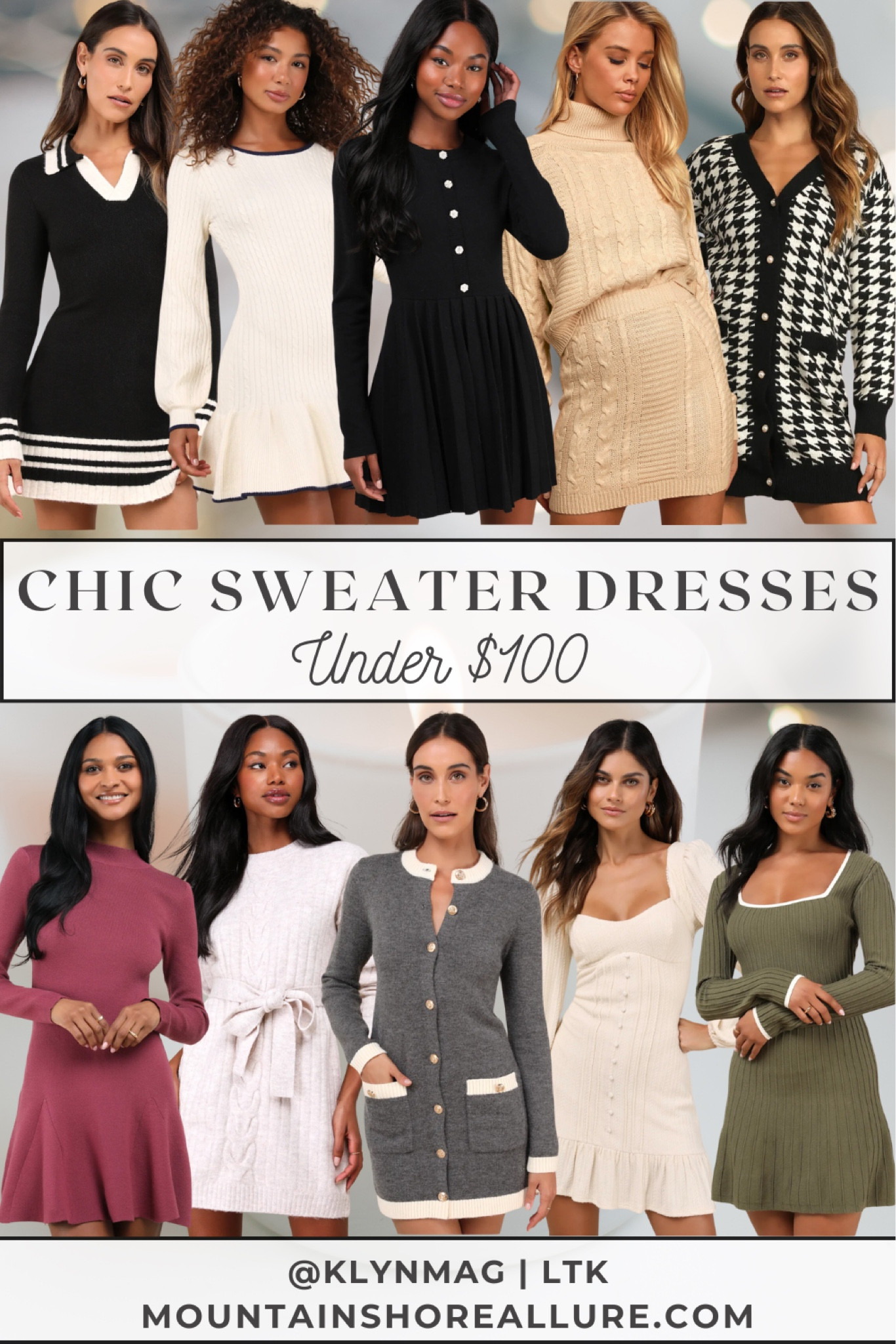 Cozy up in style with chic sweater dresses under $100! Perfect for fall outings, date nights, or just staying cute and comfy. These must-haves are selling fast—don’t wait to snag your favorite! 

#LTKSaleAlert #LTKSeasonal #LTKFindsUnder100