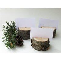 20 Reclaimed Pine Place Card Holders, Reclaimed Wood Table Number Branch Rustic Wedding Name Holders | Etsy (US)