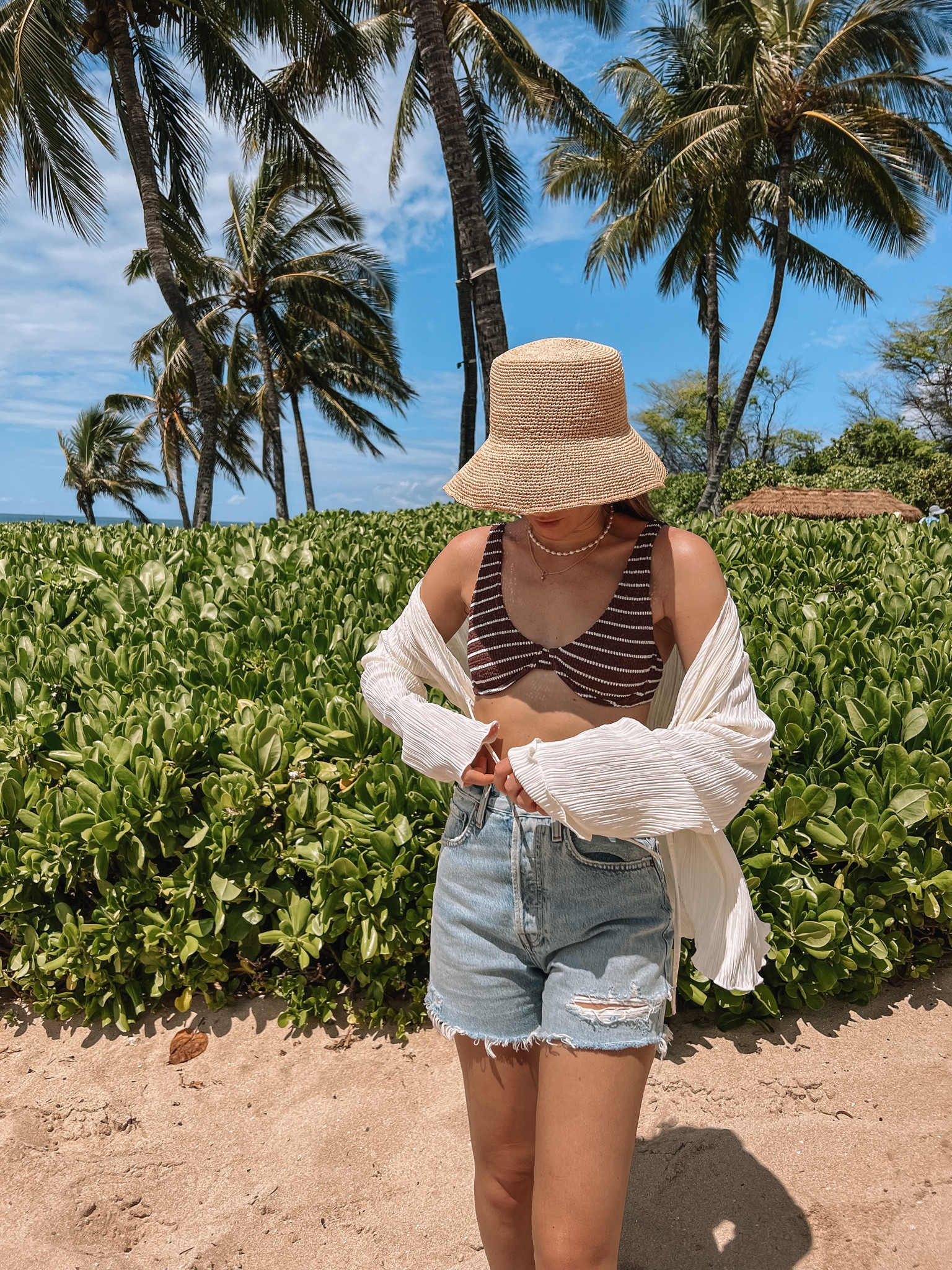 Comfy striped swimsuit on sale! Wearing a xs 

#LTKswim #LTKtravel #LTKsalealert