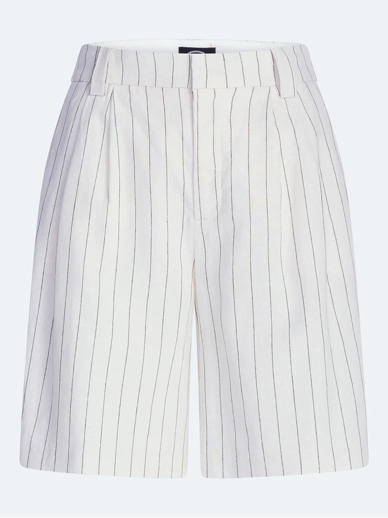 Scoop Women\u2019s Pleated Bermuda Shorts, 9'' Inseam, Sizes 0-26W - Walmart.com | Walmart (US)